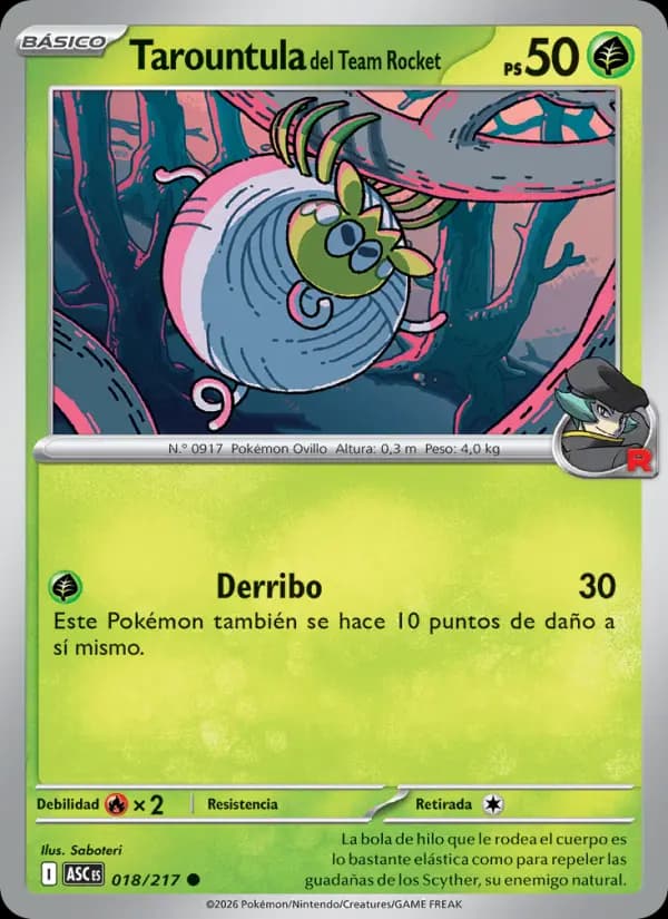 Tarountula del Team Rocket