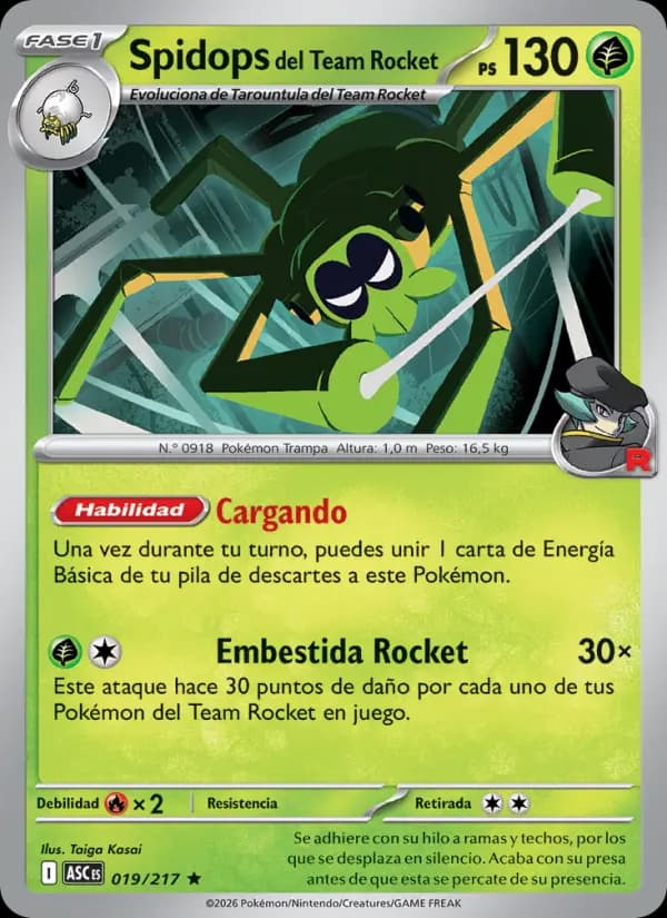 Spidops del Team Rocket
