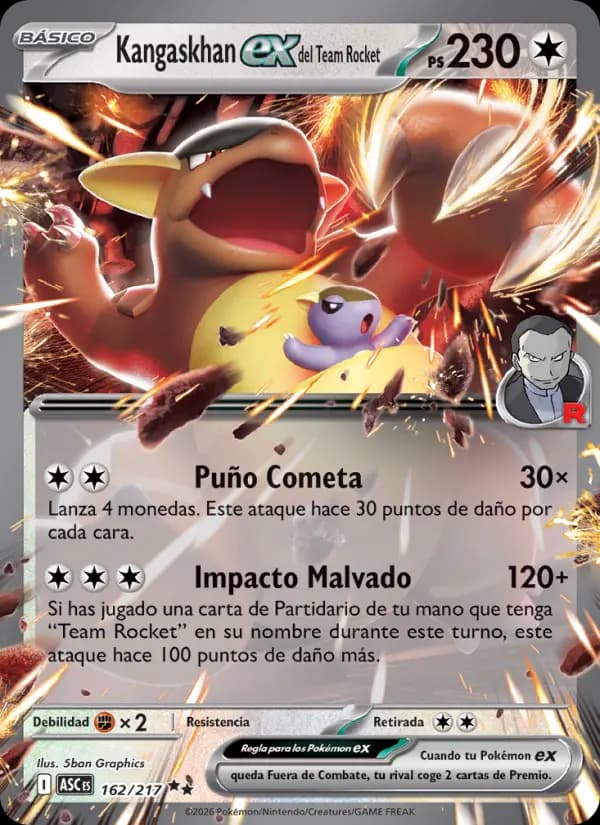 Kangaskhan ex del Team Rocket