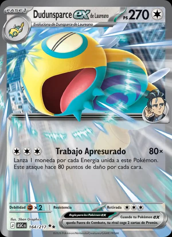 Dudunsparce ex de Laureano