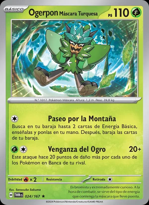 Ogerpon Máscara Turquesa