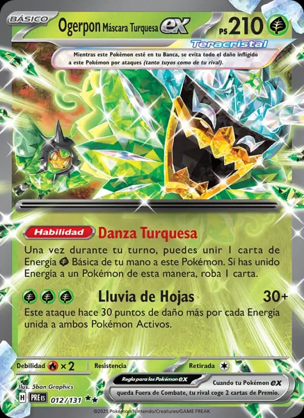 Ogerpon Máscara Turquesa ex