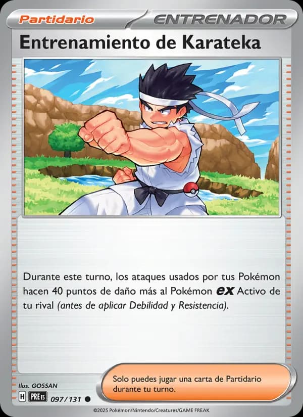Entrenamiento de Karateka