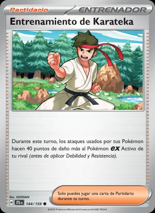 Entrenamiento de Karateka
