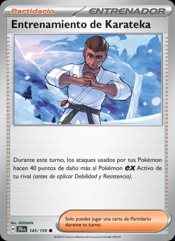 Entrenamiento de Karateka