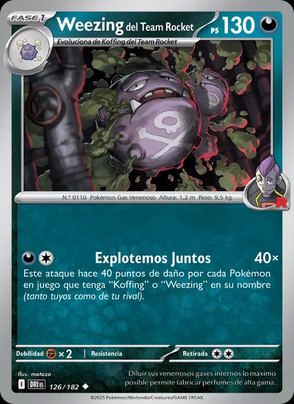 Weezing del Team Rocket