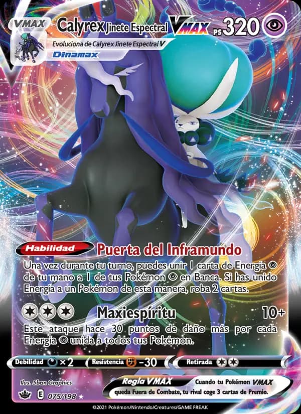 Calyrex Jinete Espectral VMAX