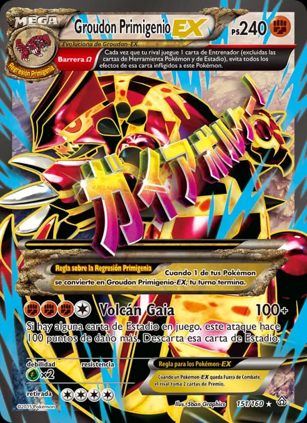 Groudon Primigenio EX