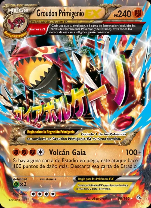 Groudon Primigenio EX