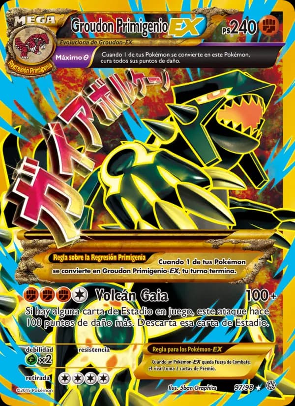 Groudon Primigenio EX